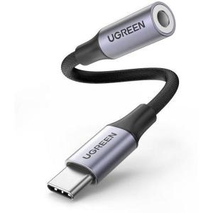 USB_C_to_3_5mm_M_F_Cable_Aluminum_Shell_w__Braided_10cm_Grey