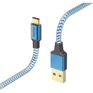 USB_Cable_Reflectief_USB_A_To_USB_C_1_5_M_Blue