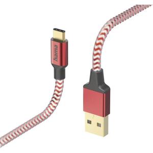 USB_Cable_Reflectief_USB_A_To_USB_C_1_5_M_Red
