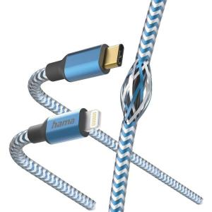 USB_Cable_Reflectief_USB_C_To_Lightning_1_5_M_Blue