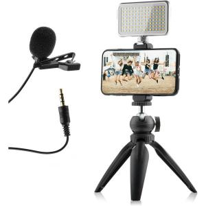 Video_Kit___Vlog_Set__Mini_Tripod___Phone_Holder