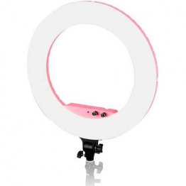 Caruba Round Vlogger LED set met tas - Pink