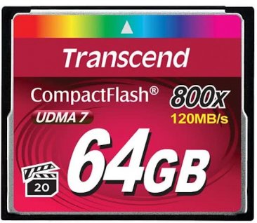 Transcend CF 64GB (800X TYPE I )